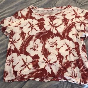 Floral crop top